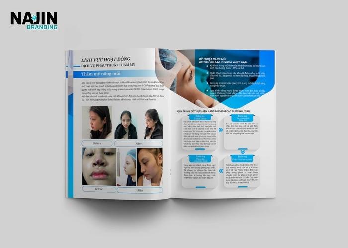 mẫu thiết kế hỗ sơ năng lực ngành thẩm mỹ