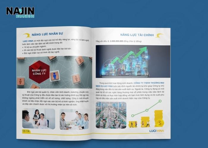 nội dung chính của hồ sơ năng lực cty