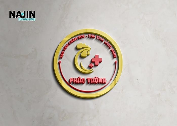 Mẫu logo phòng khám đa khoa Phúc Tường