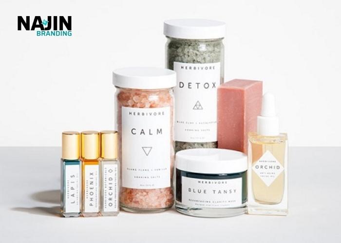 thiết kế nhãn dán mỹ phẩm