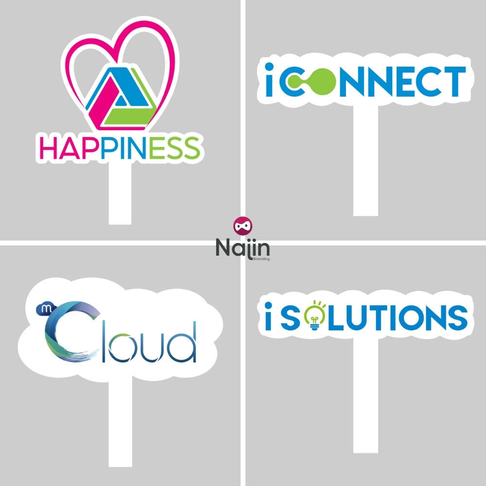 mẫu thiết kế hashtag sử dụng logo công ty