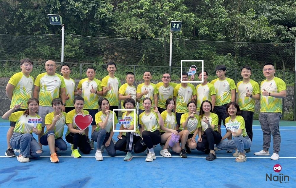 Một trường hợp kích thước hashtag hơi nhỏ, không nhìn rõ khi chụp hình