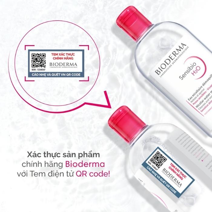 tẩy trang bioderma sensibio chính hãng