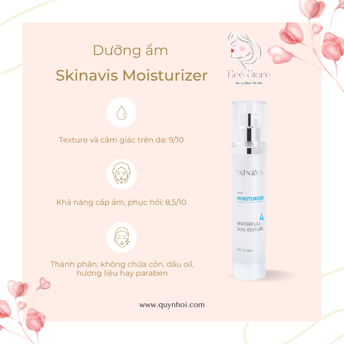 review dưỡng ẩm skinavis
