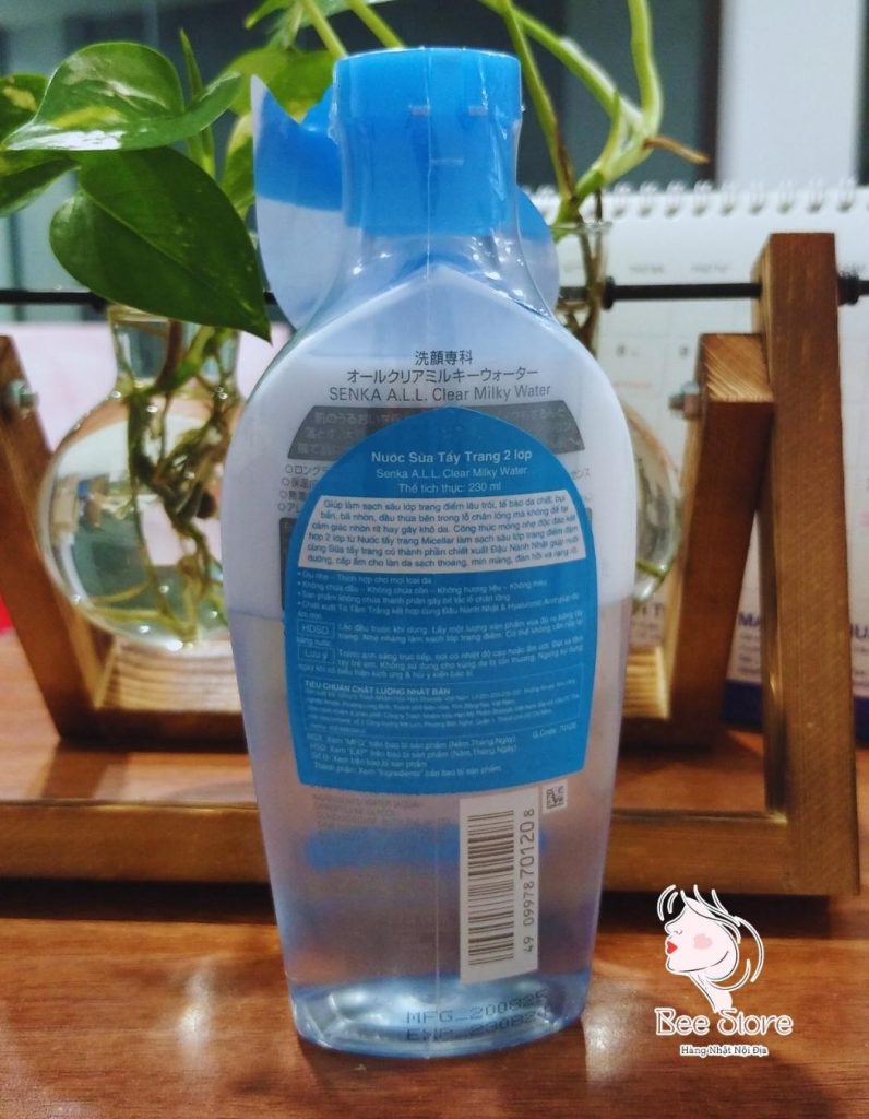 senka all clear milky water review