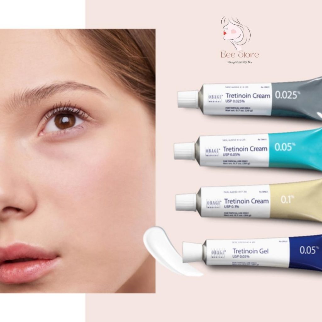 Các loại tretinoin của Obagi với nhiều kết cấu khác nhau