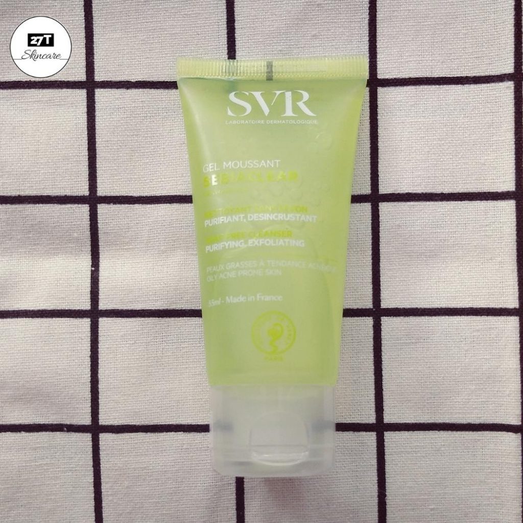 sữa rửa mặt svr da dầu