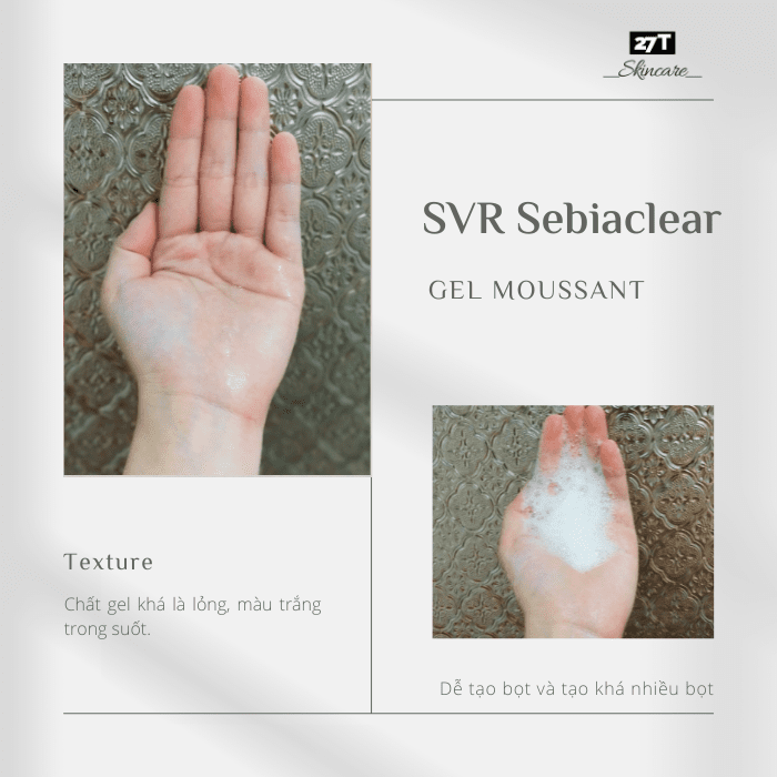 sữa rửa mặt sv sebiaclear gel moussant