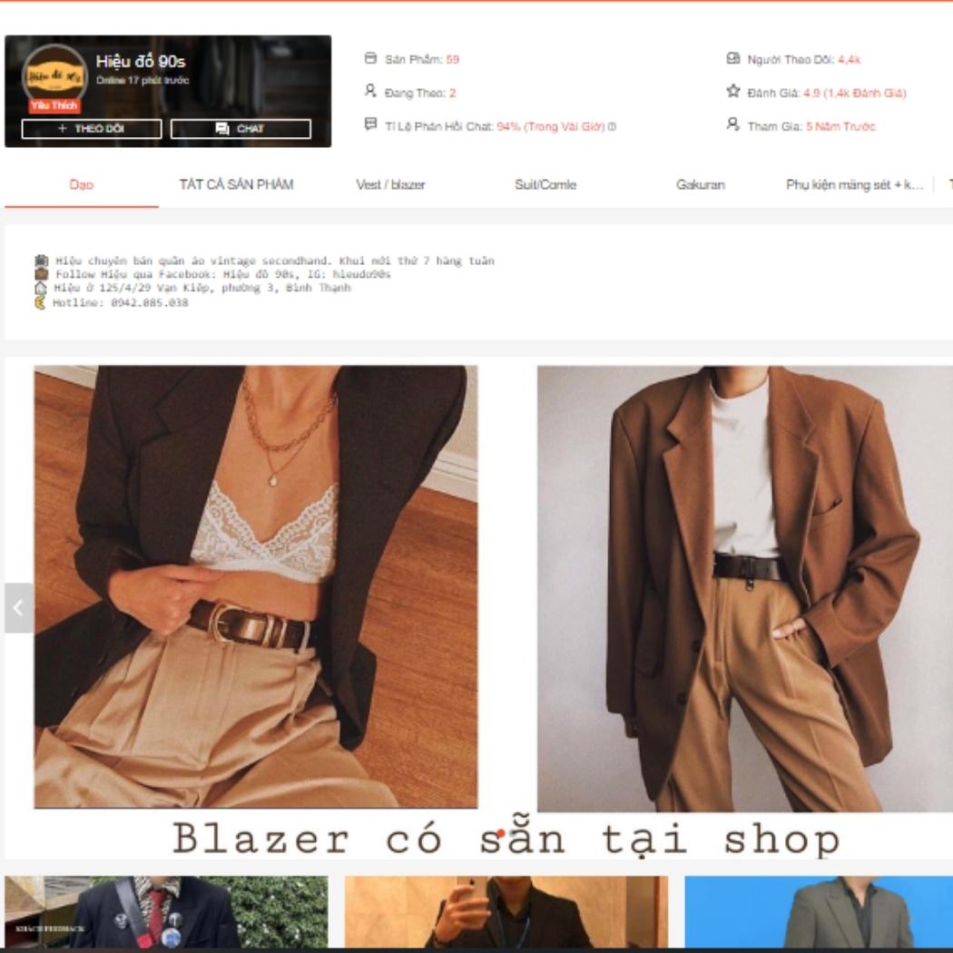 hiệu đồ 90s secondhand