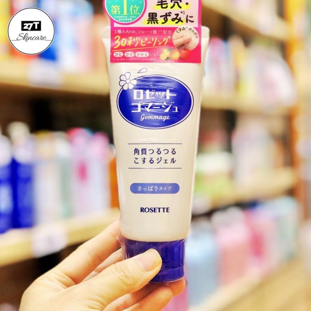 tẩy da chết rosette của nhật