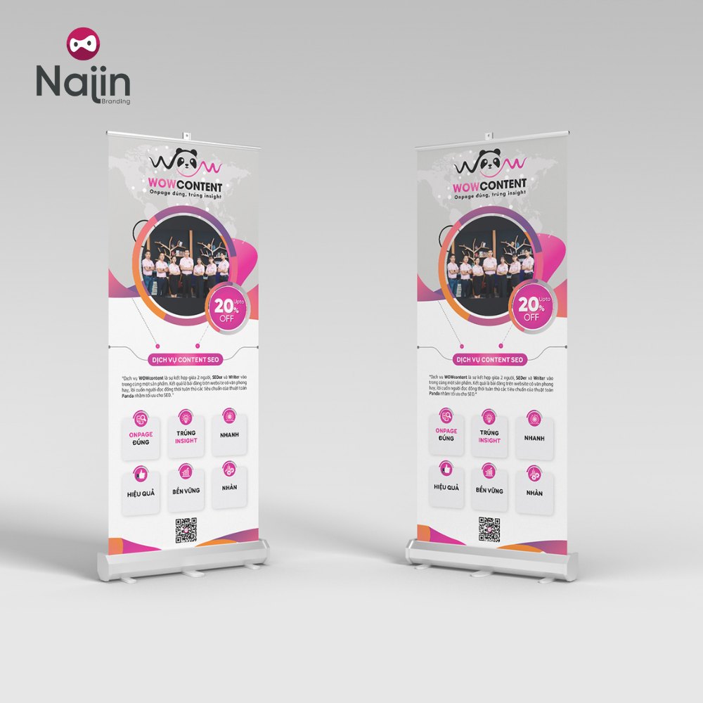Kích thước thiết kế standee